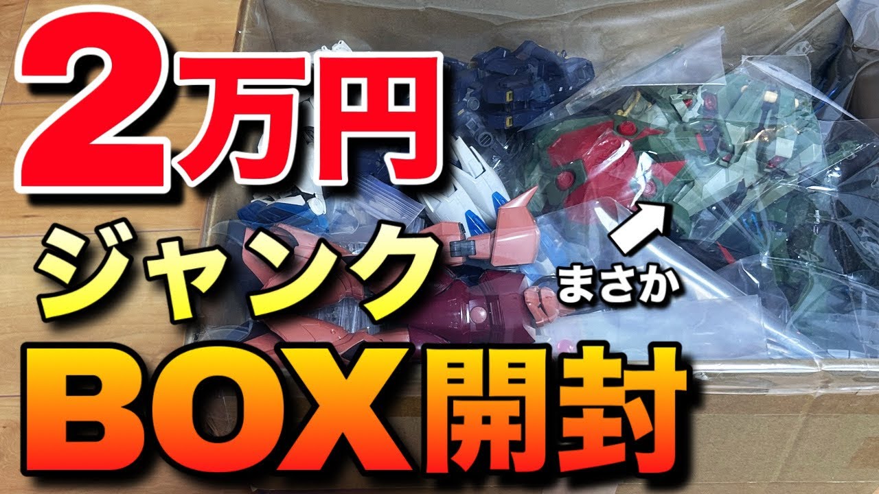 【ガンプラ】20000円のジャンクBOXがヤバかった！！