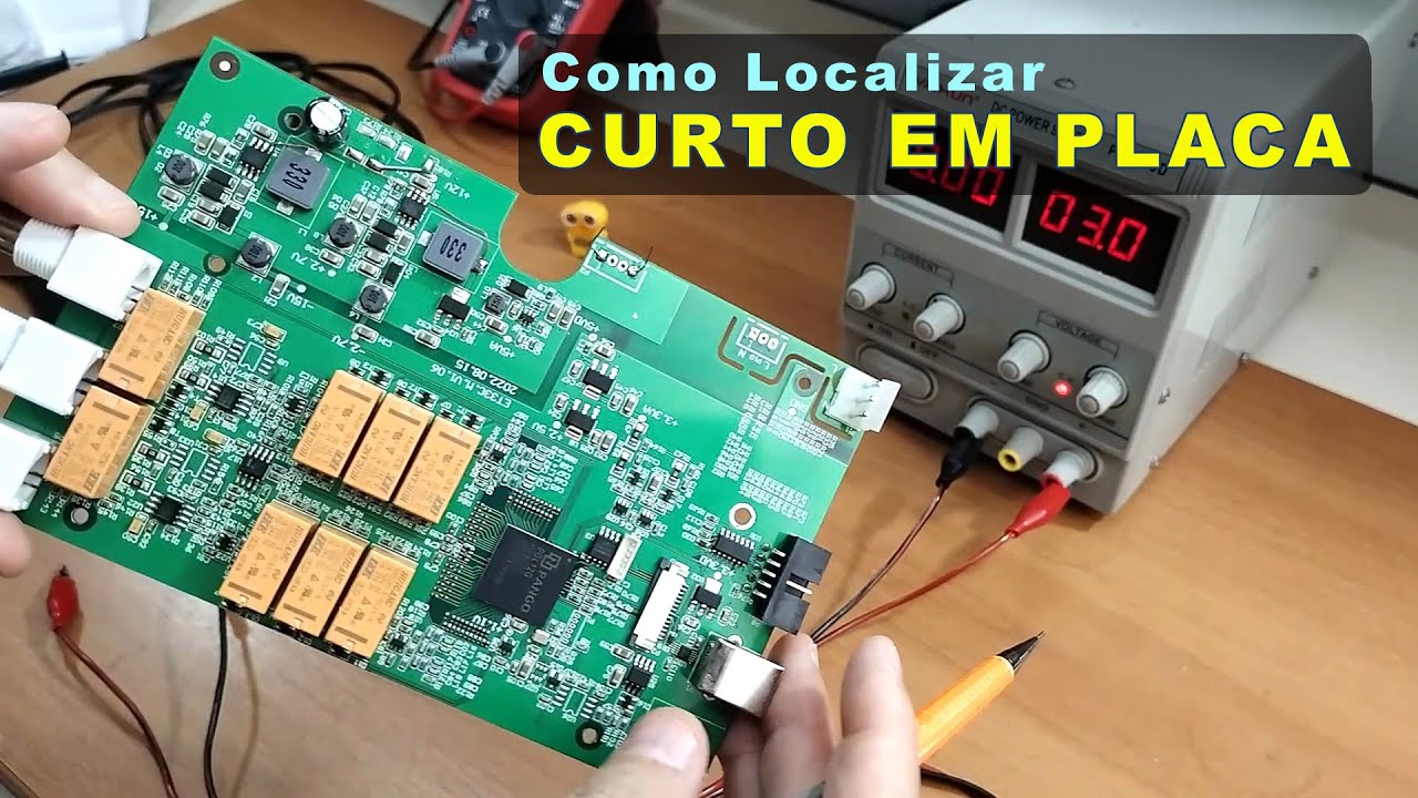 Curto em Placa eletrônica: Aprenda a localizar! Dica Top!