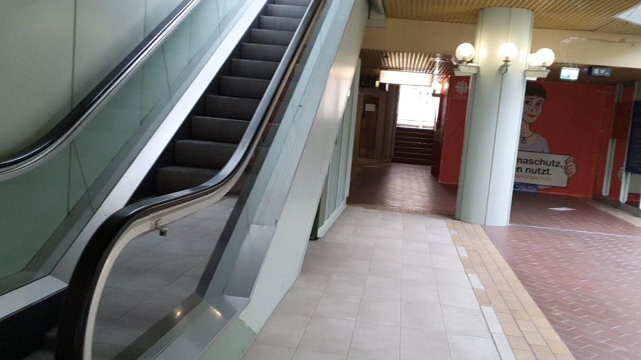 Rundgang im verlassenen vorgebäute des alten City Center Fürth + Aufzug_4K