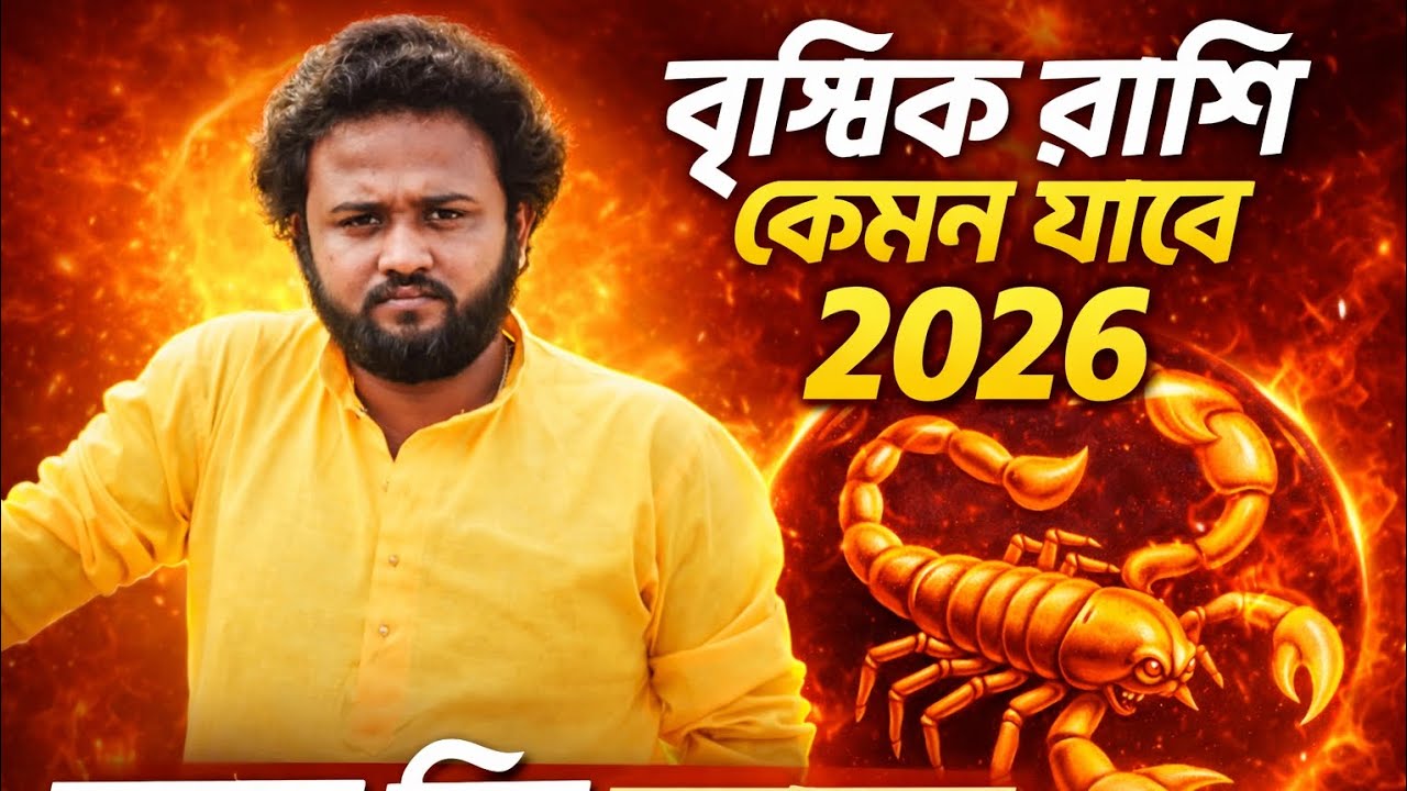 বৃশ্চিক রাশি কেমন যাবে ২০২৬  #বৃশ্চিক#রাশি#astrology #prediction #santanu #vastu #horoscope #zodiac#