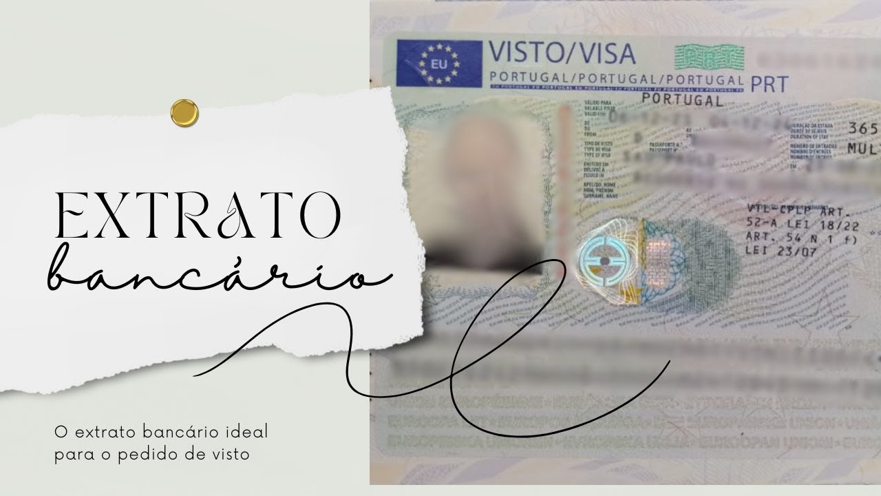 Como preparar o teu Extrato bancário ideal para pedido de Visto