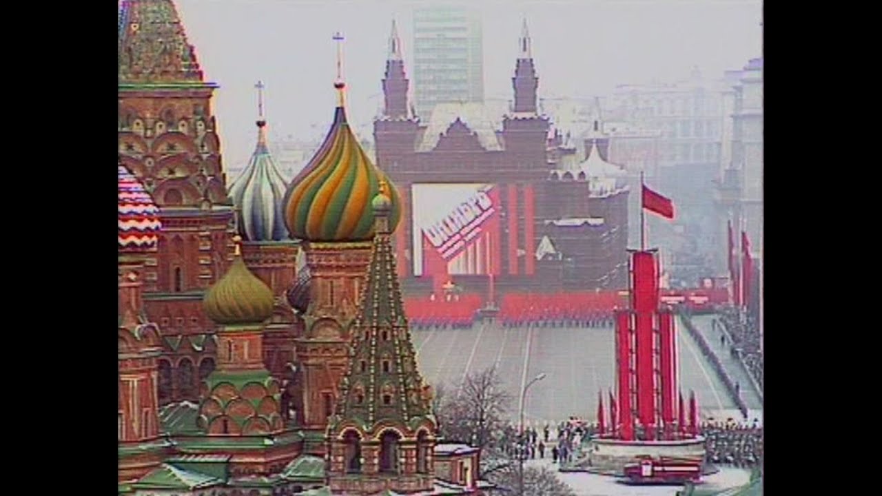 HD Soviet October Revolution Parade, 1988 Part II Парад 7 Ноября