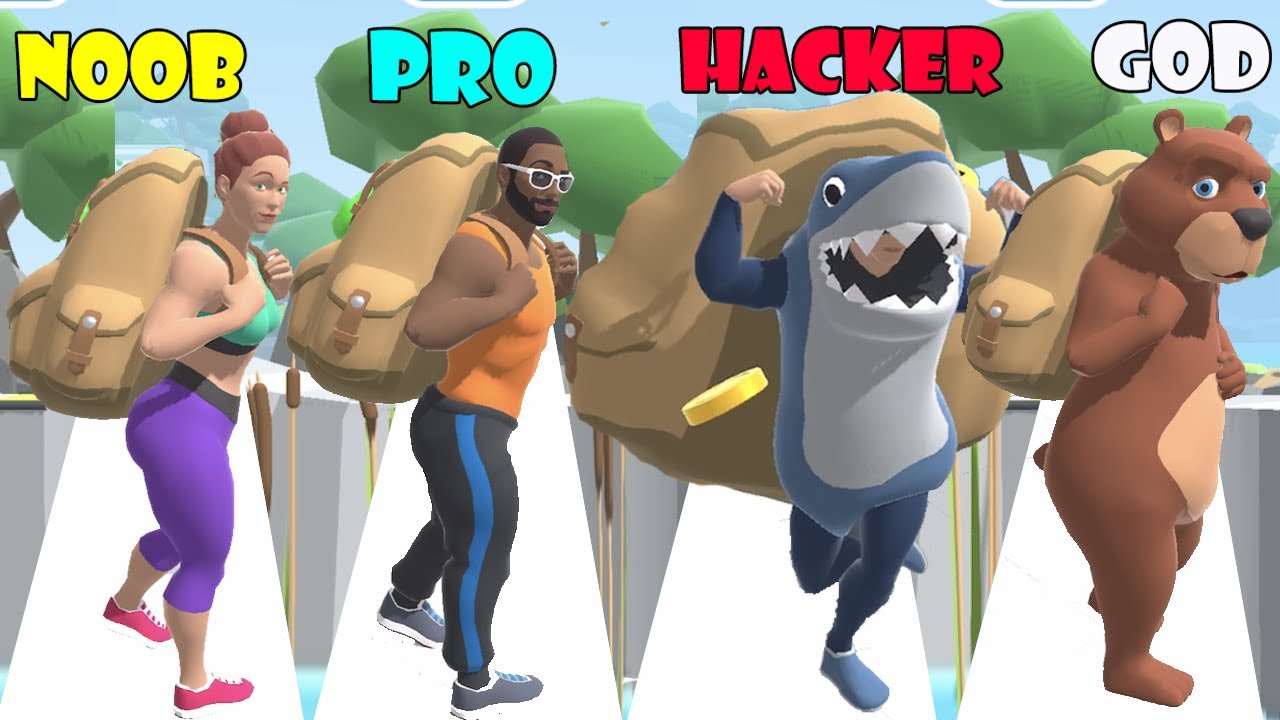 NOOB vs PRO vs HACKER vs GOD - Bag to Fit