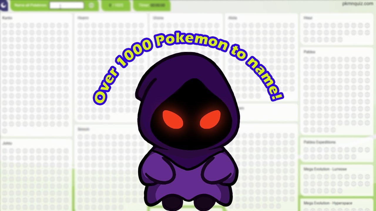 Can I name ALL 1025 Pokemon???