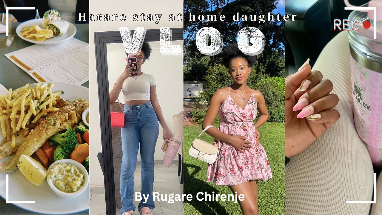 Harare Stay At Home Daughter Ep4| Lunch, Nail Appt, Skincare , Errands | Zimbabwean YouTuber
