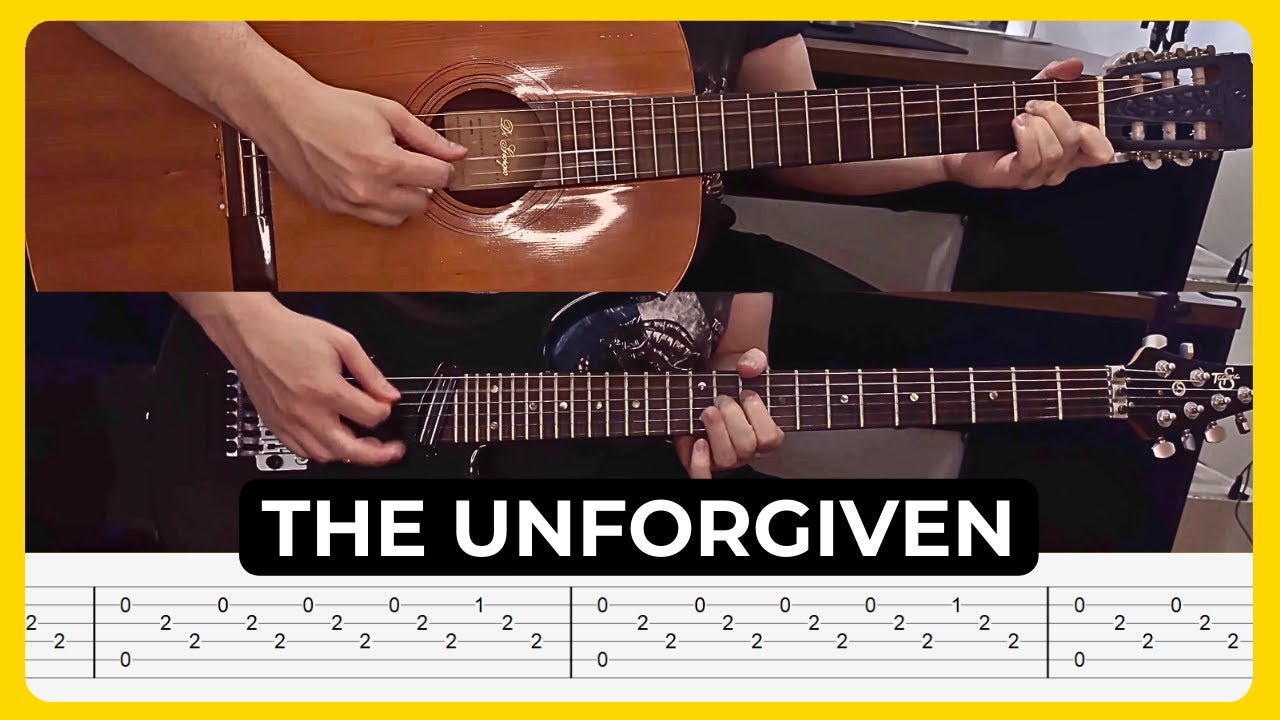 The Unforgiven - Metallica | Tabs | Guitar Lesson | Guitar Cover | Backing Track | All Guitar Parts