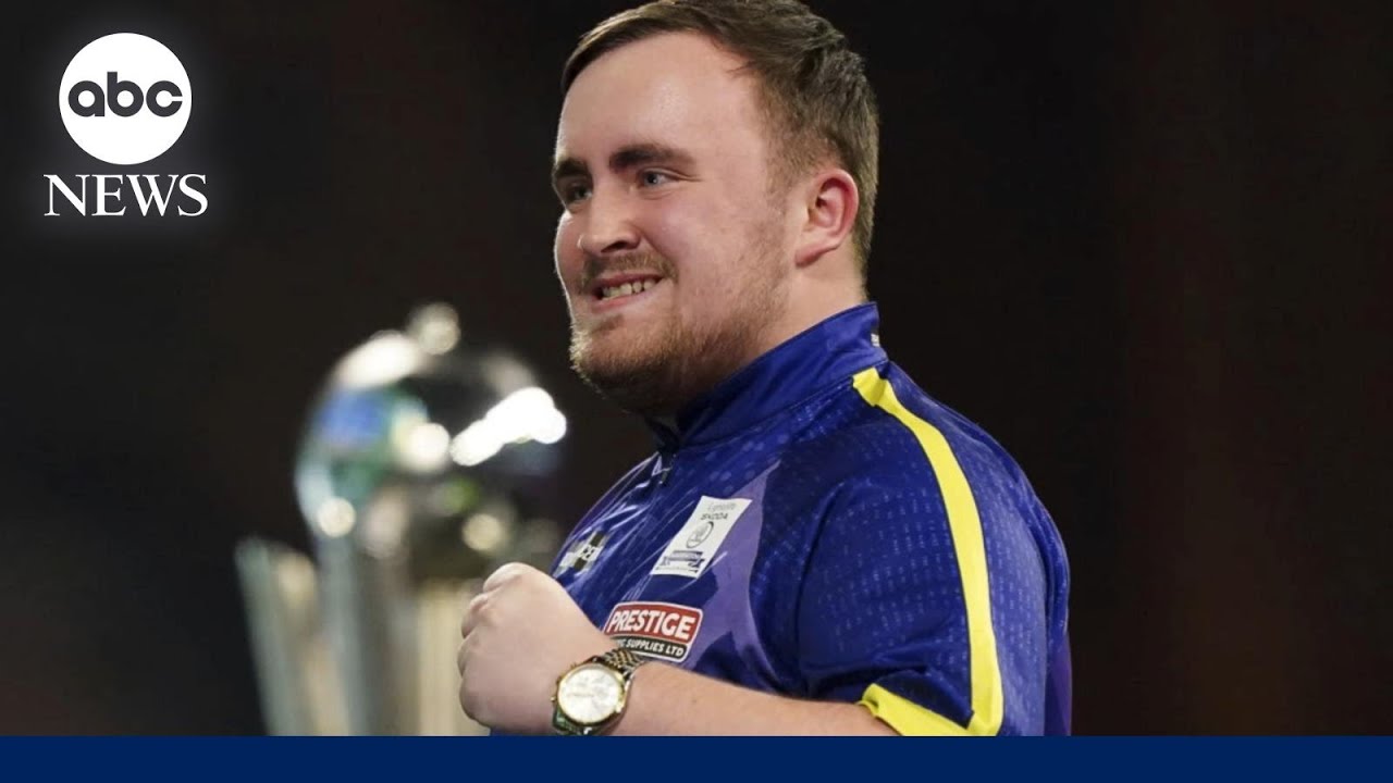 16-year-old Luke Littler makes history at darts tournament
