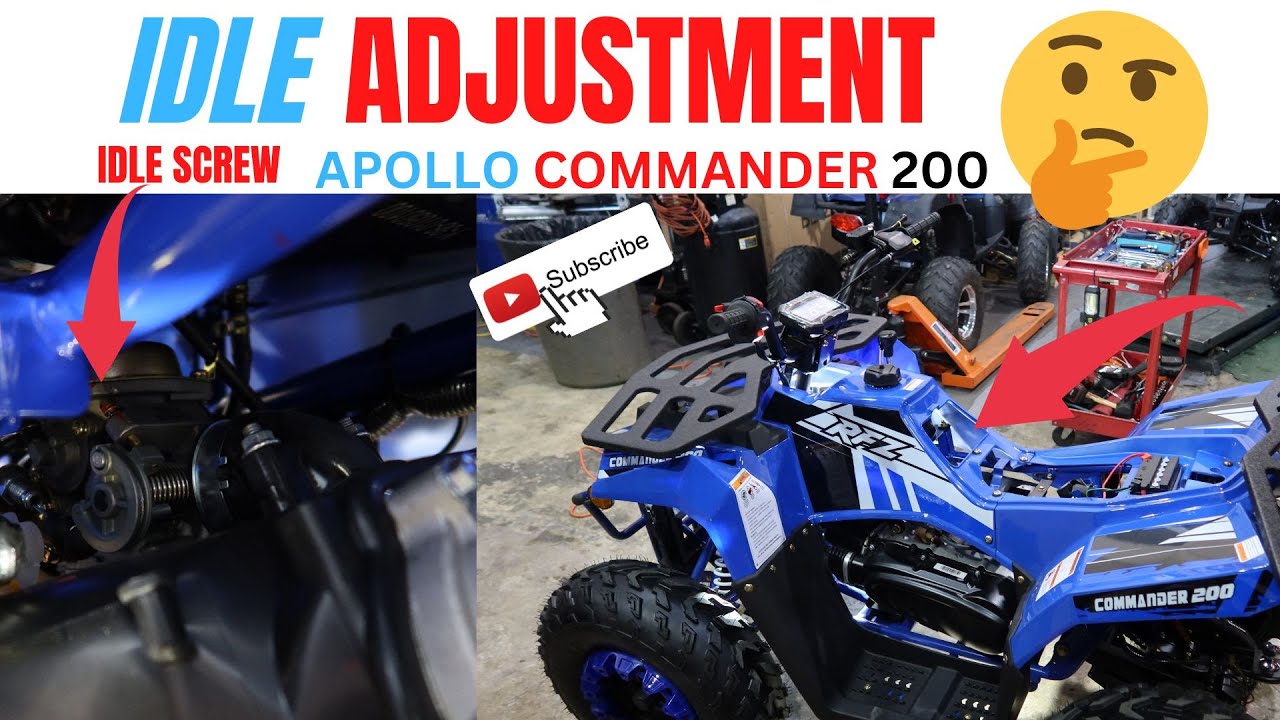 РЕГУЛИРОВКА ВИНТА ХОЛОСТОГО ХОДА APOLLO COMMANDER 200