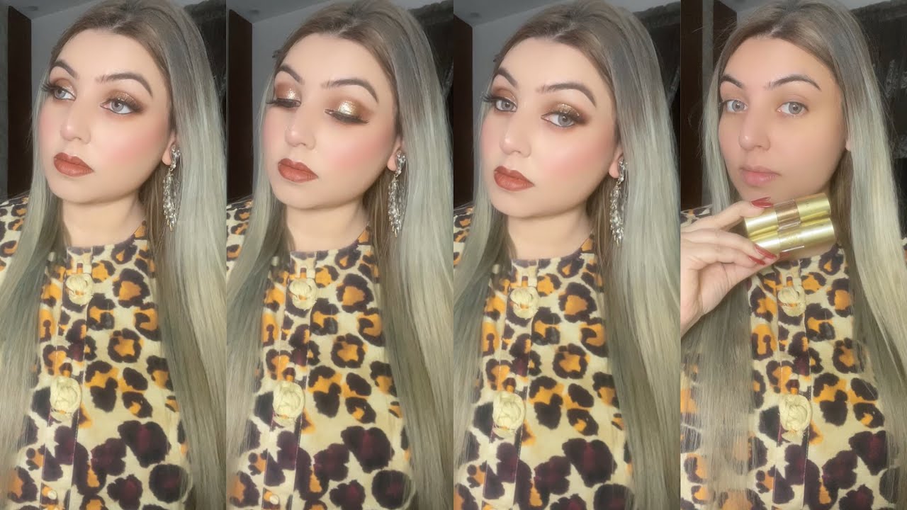 Full Glam Golden Glitter Eyes | Step-by-Step Tutorial