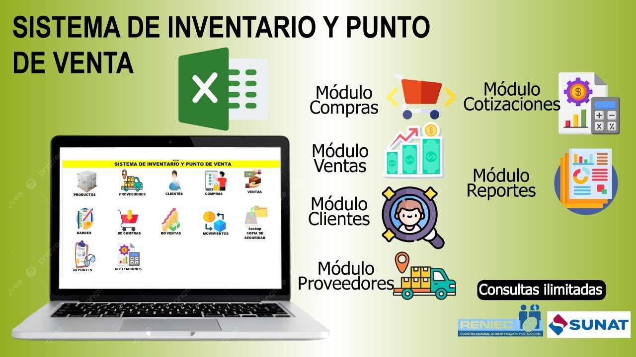 SISTEMA INVENTARIO Y PUNTO DE VENTA DESARROLLADO EN EXCEL