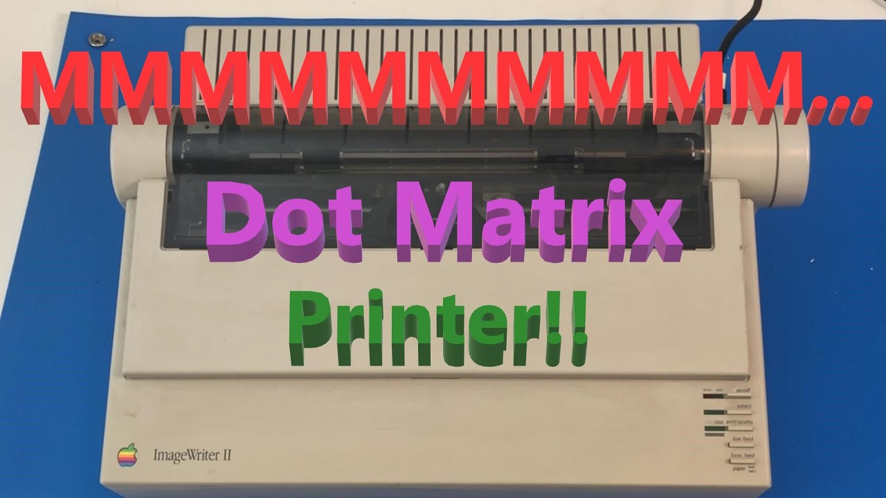 Apple ImageWriter II Dot Matrix Printer