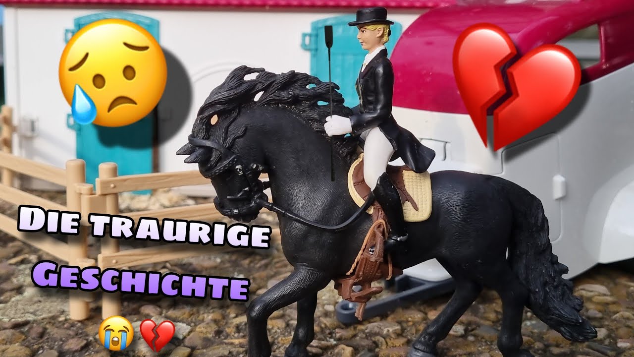 Die traurige Geschichte eines Pferdes namens Blacky💔😭Schleich Pferde Kurzfilm