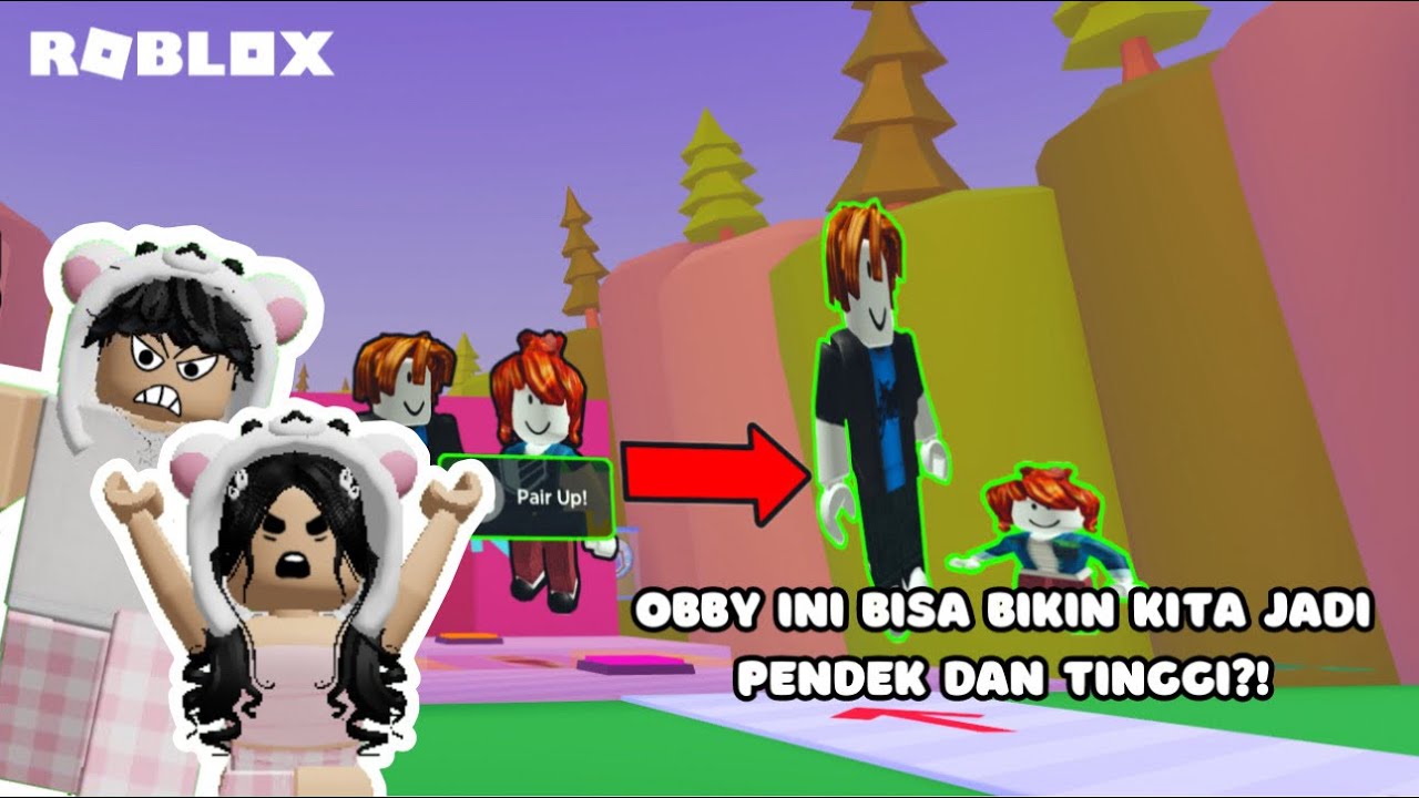 ADA 2 PLAYER OBBY YANG BISA BIKIN KITA JADI TINGGI DAN PENDEK?😱 | ROBLOX SHORT AND TALL