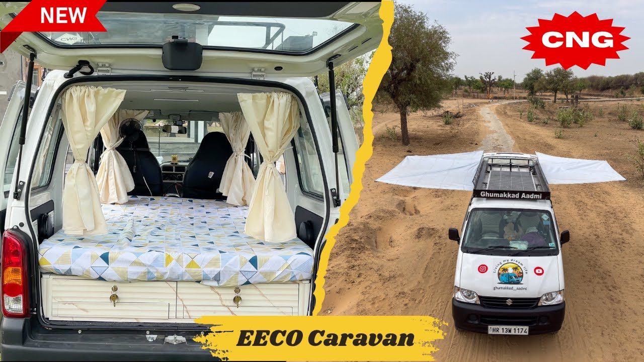 New CNG Maruti EECO Caravan 🚐 conversion by Albela Engineer #vanlife #travel #caravan #moterhome