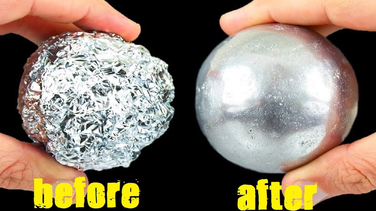 Alüminyum Folyodan Parlak Sert Top Yapmak - Japanese Foil Ball DIY