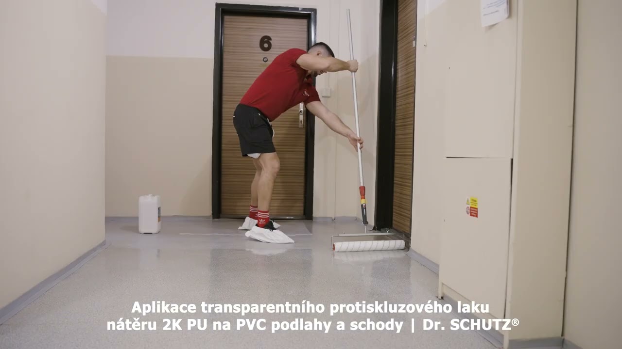 Čištění a PU nátěr PVC schodů a podest | Dr  Schutz