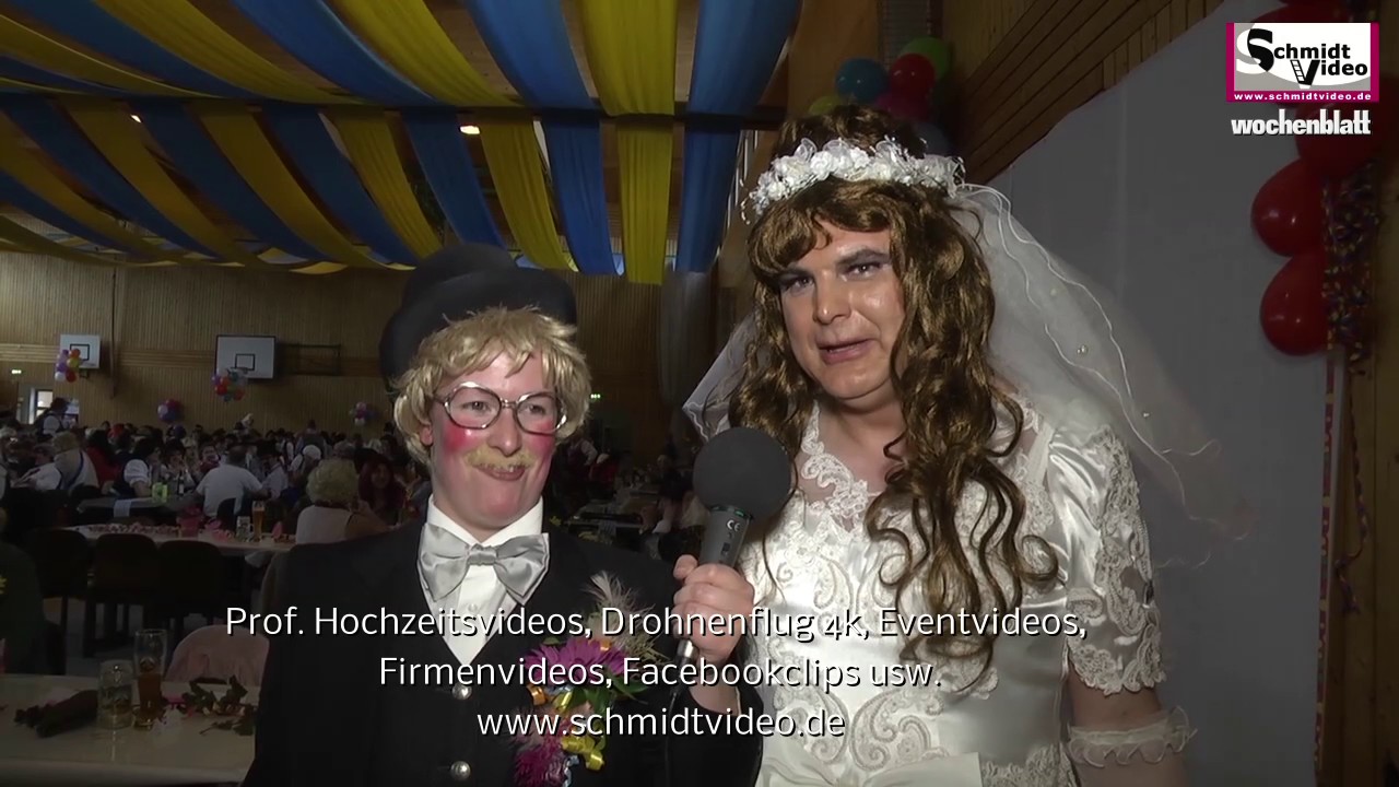 Faschingshochzeit in Tüßling 2017