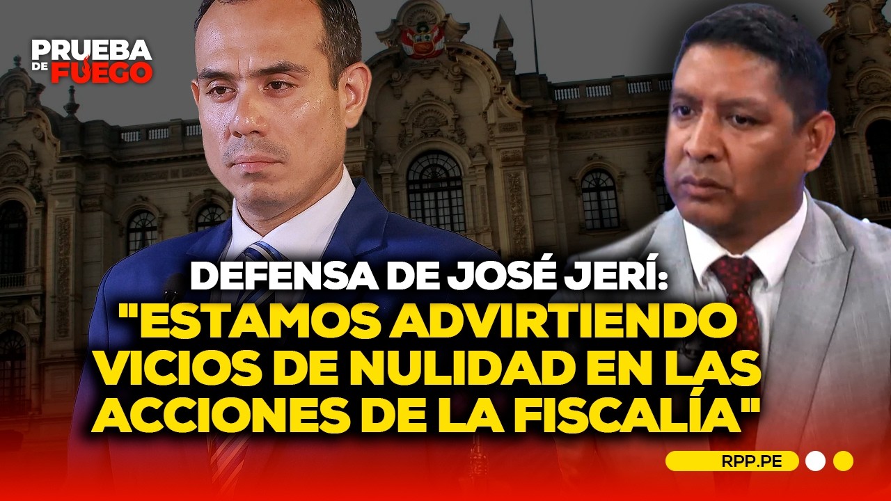Defensa de José Jerí responde por solicitud para que se someta a una prueba #PDFRPP | ENTREVISTA