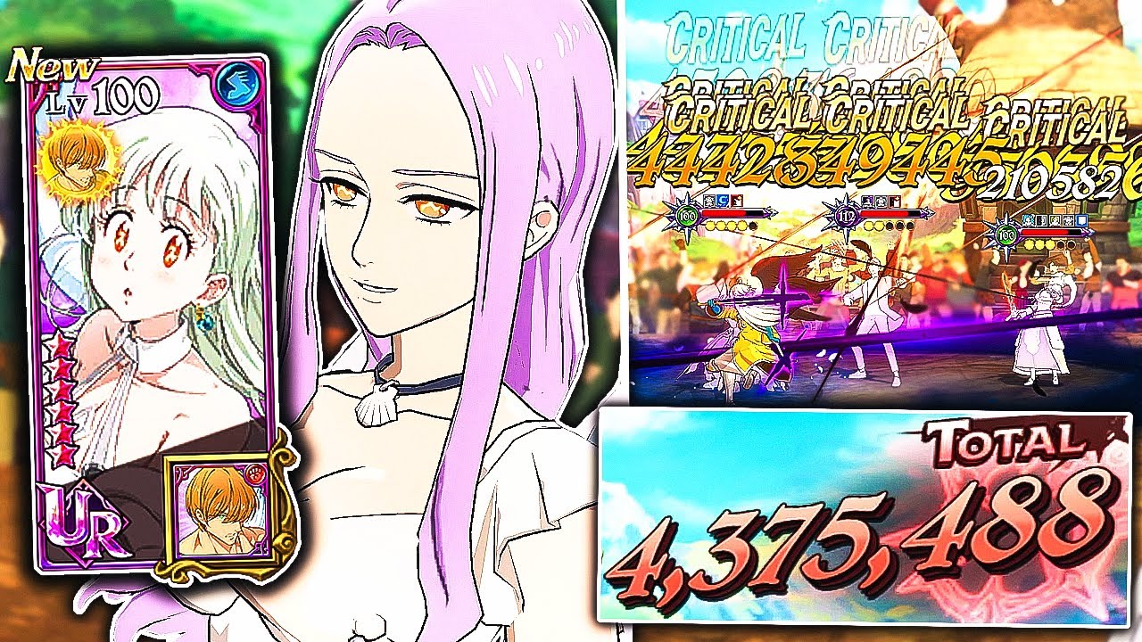 DUAL GODDESS SUPER BUFF BASIC STAT LR MARGARET + BLUE QUEEN ELIZABETH COMBO!! [7DSP: Grand Cross]