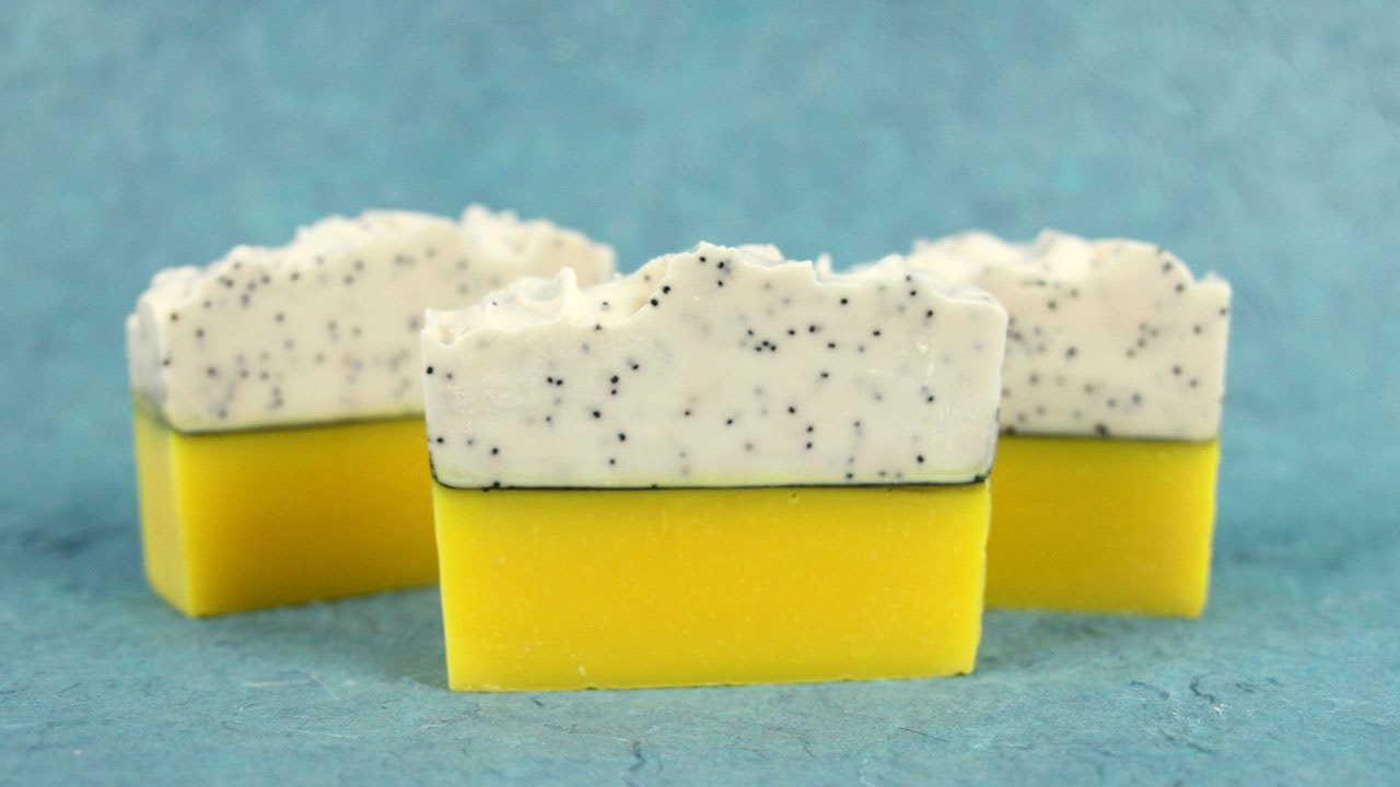 How to Make Lemon Poppy Seed Soap | Bramble Berry