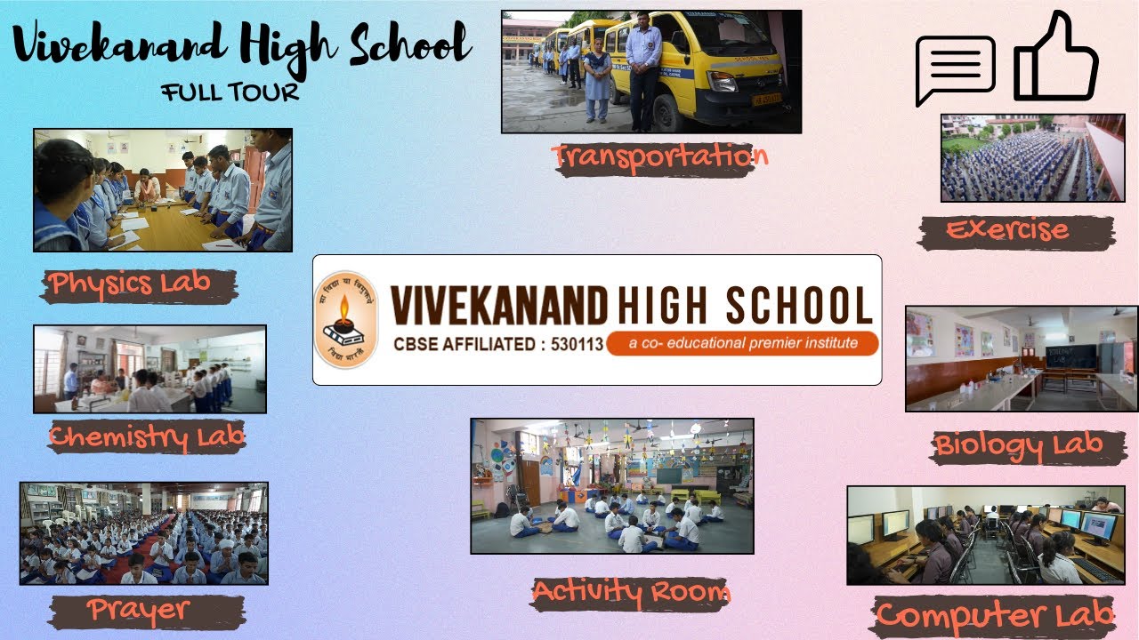 VIVEKANAND HIGH SCHOOL FULL TOUR | Classrooms, Playground, Transportations, Labs & more!