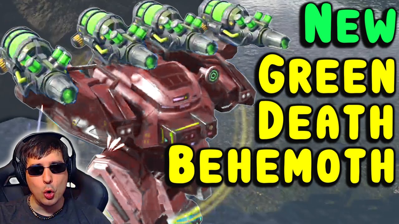 New GREEN DEATH BEHEMOTH Bane Disintegrate Them! War Robots Gameplay WR