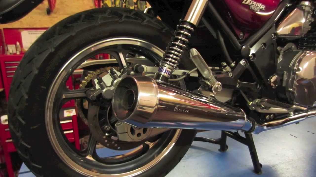 Restauration einer Kawasaki Zephyr 1100 extrem Aufbereitung in Zeitraffer