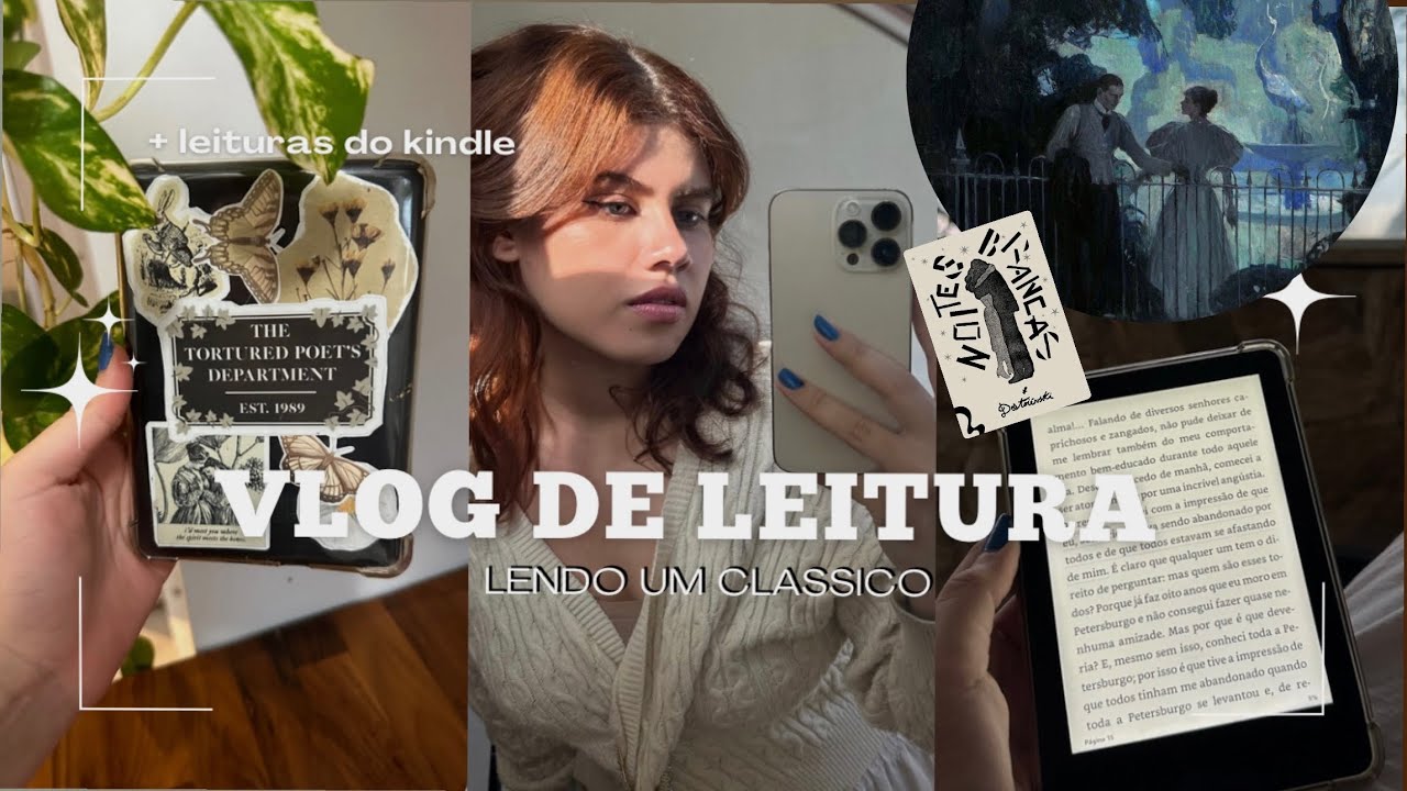 VLOG DE LEITURA | Lendo um clássico no Kindle 📲📚 #mli2024