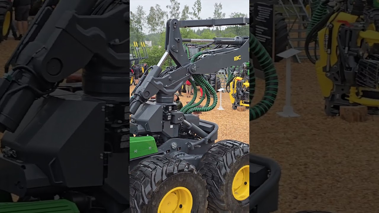 John Deere's new H Series of machines 😍#forest #forestmachine #johndeere #johndeereforest #forestry