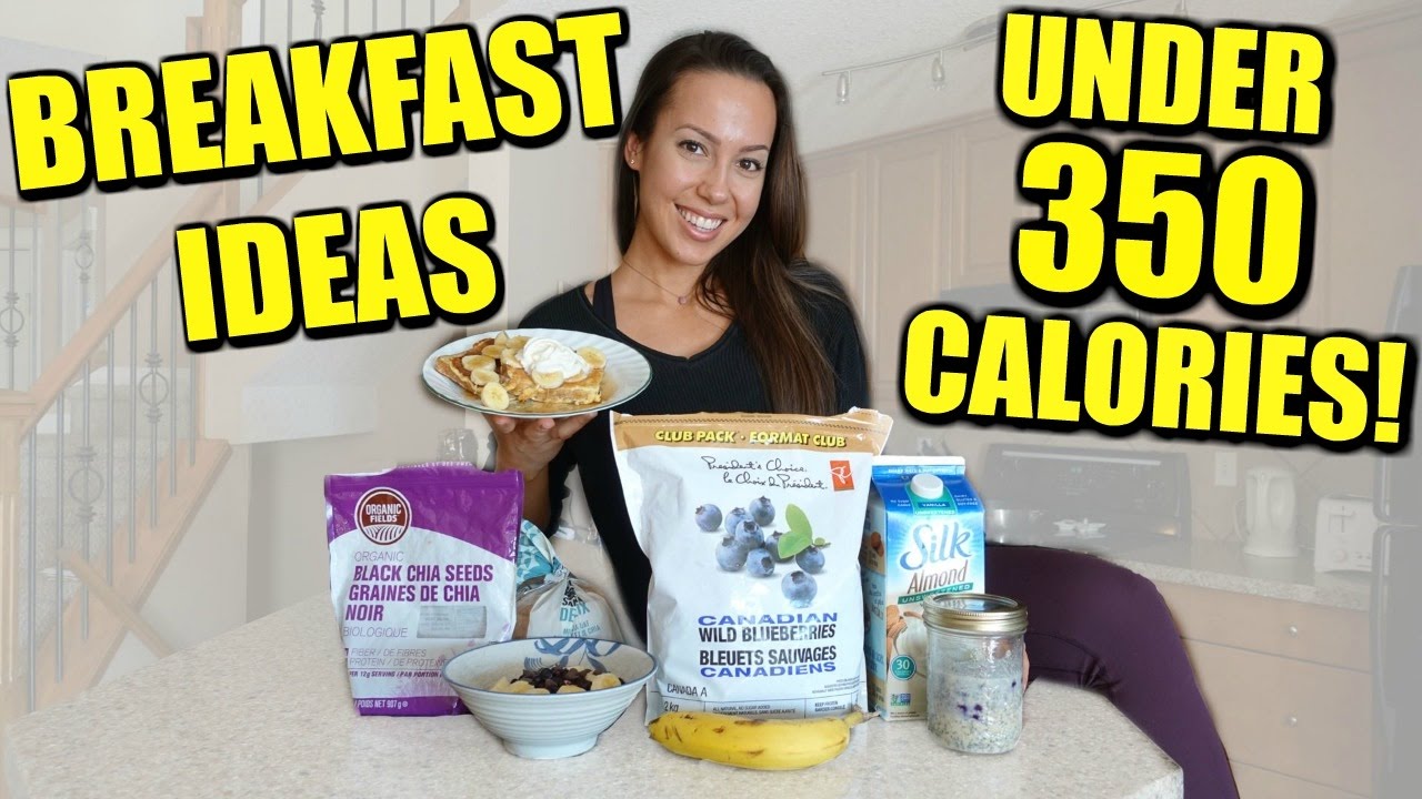 BREAKFAST IDEAS UNDER 350 CALORIES!