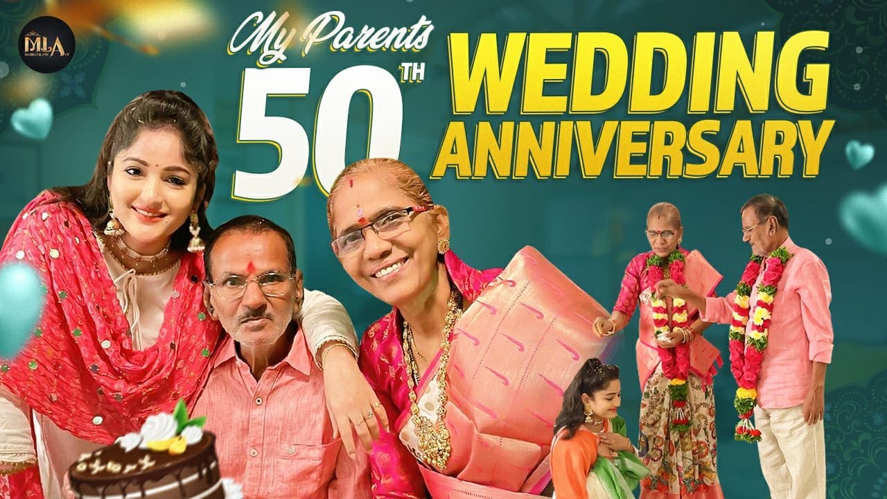 My Parent's 50th Wedding Anniversary| Madhavi Latha | MLA l Madhavi Latha Ace