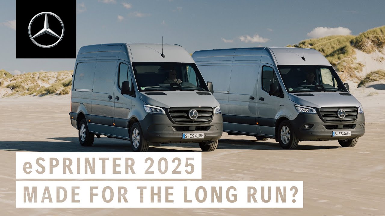 Mercedes-Benz eSprinter 2025 | all-electric road trip through europe | Behind The Scenes