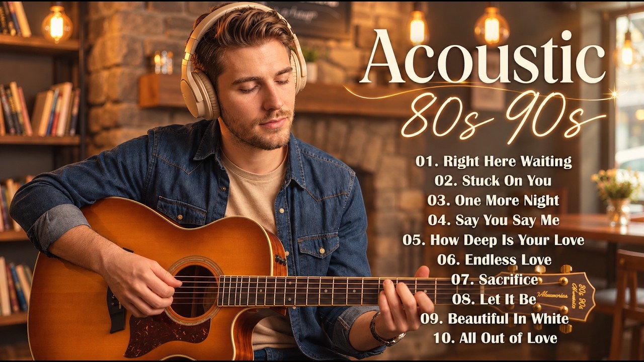 Timeless 70s 80s 90s Love Songs &ndash; Acoustic Covers (Male Vocal) | Wonderful Tonight & More