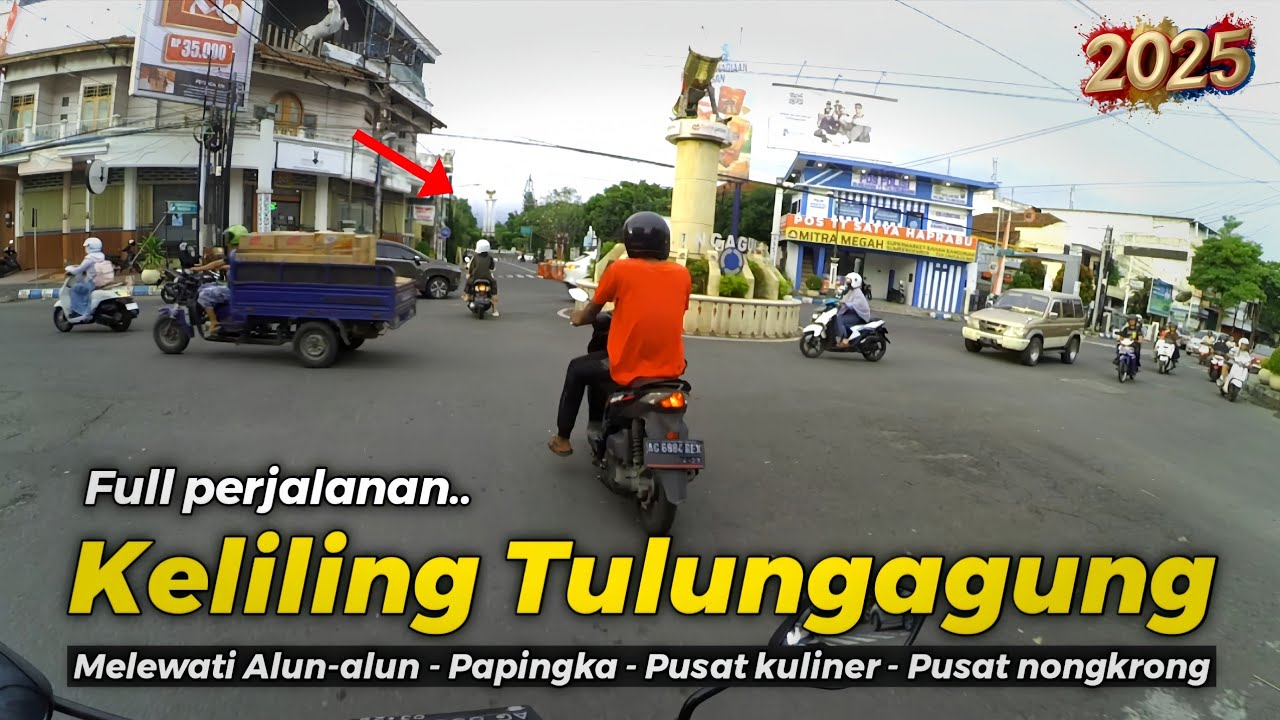 Keliling Kota Tulungagung sore hari terbaru 2025 | Kondisi terkini & terupdate!