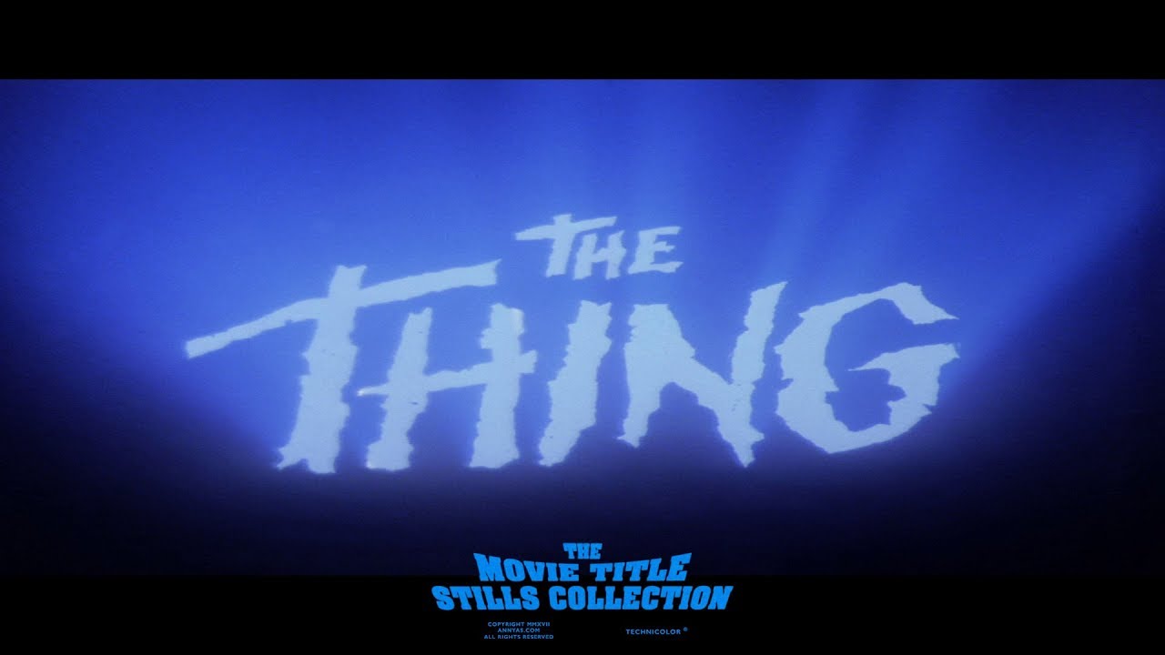 The Thing (1982) title sequence
