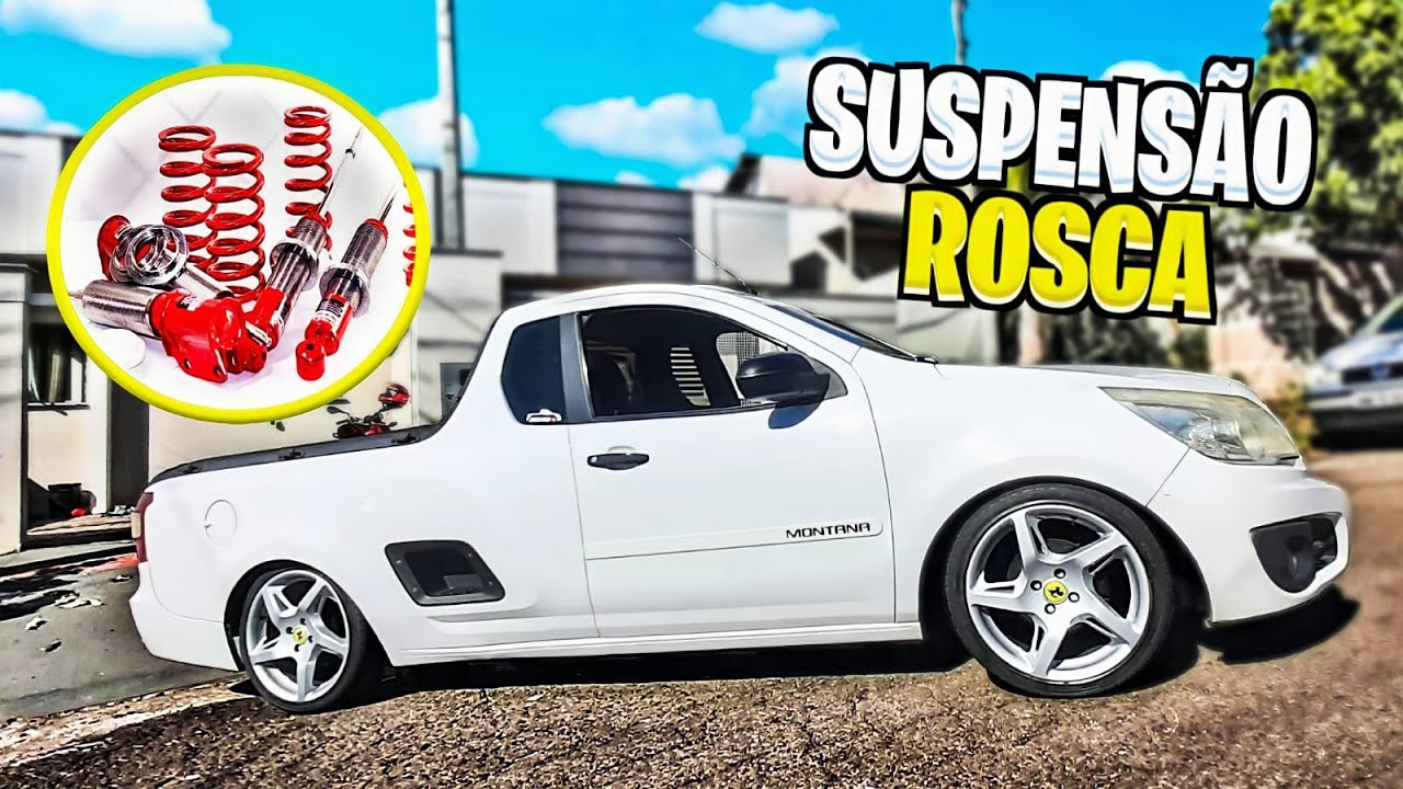 QUANTOS CUSTA PARA MONTAR  SUSPENSÃO A ROSCA NA MONTANA?!