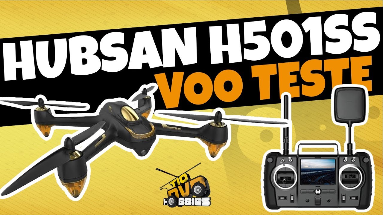 DRONE HUBSAN X4 H501SS PROFISSIONAL VOO TESTE Completo com GPS e Camera Bom e Barato para Iniciantes