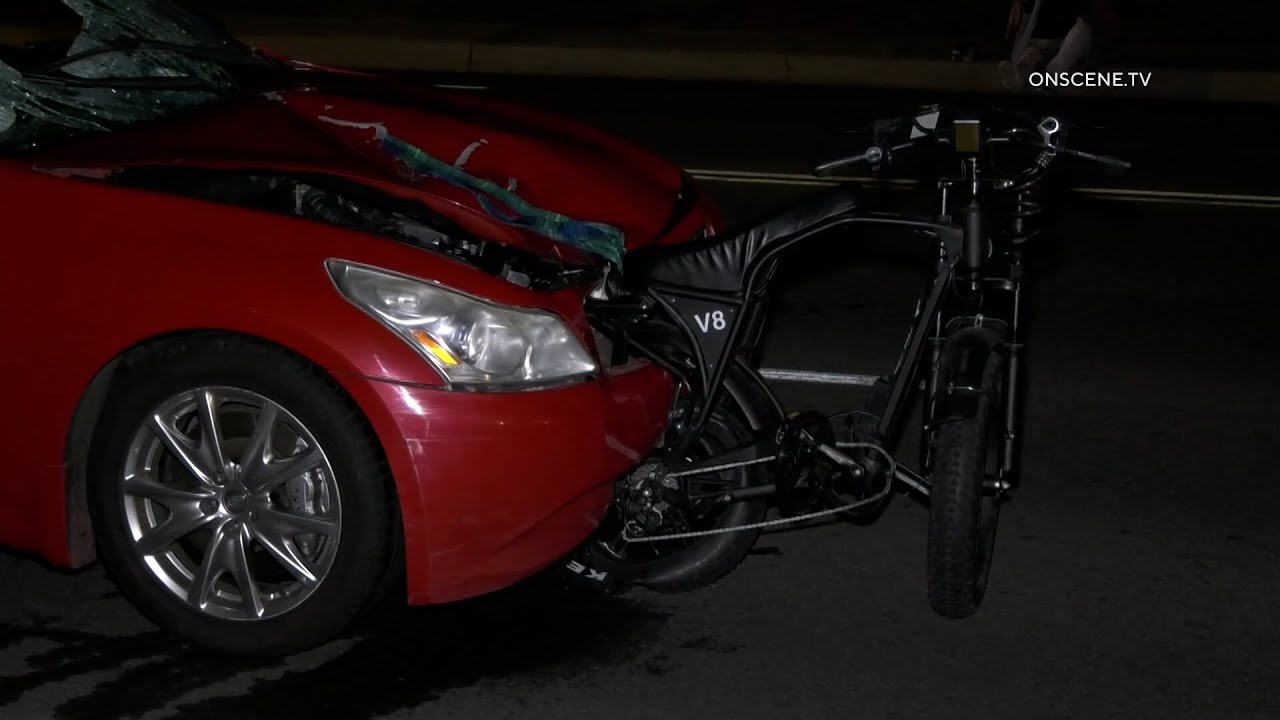 Car Slams Into Electric Bike Killing 1 In La Habra