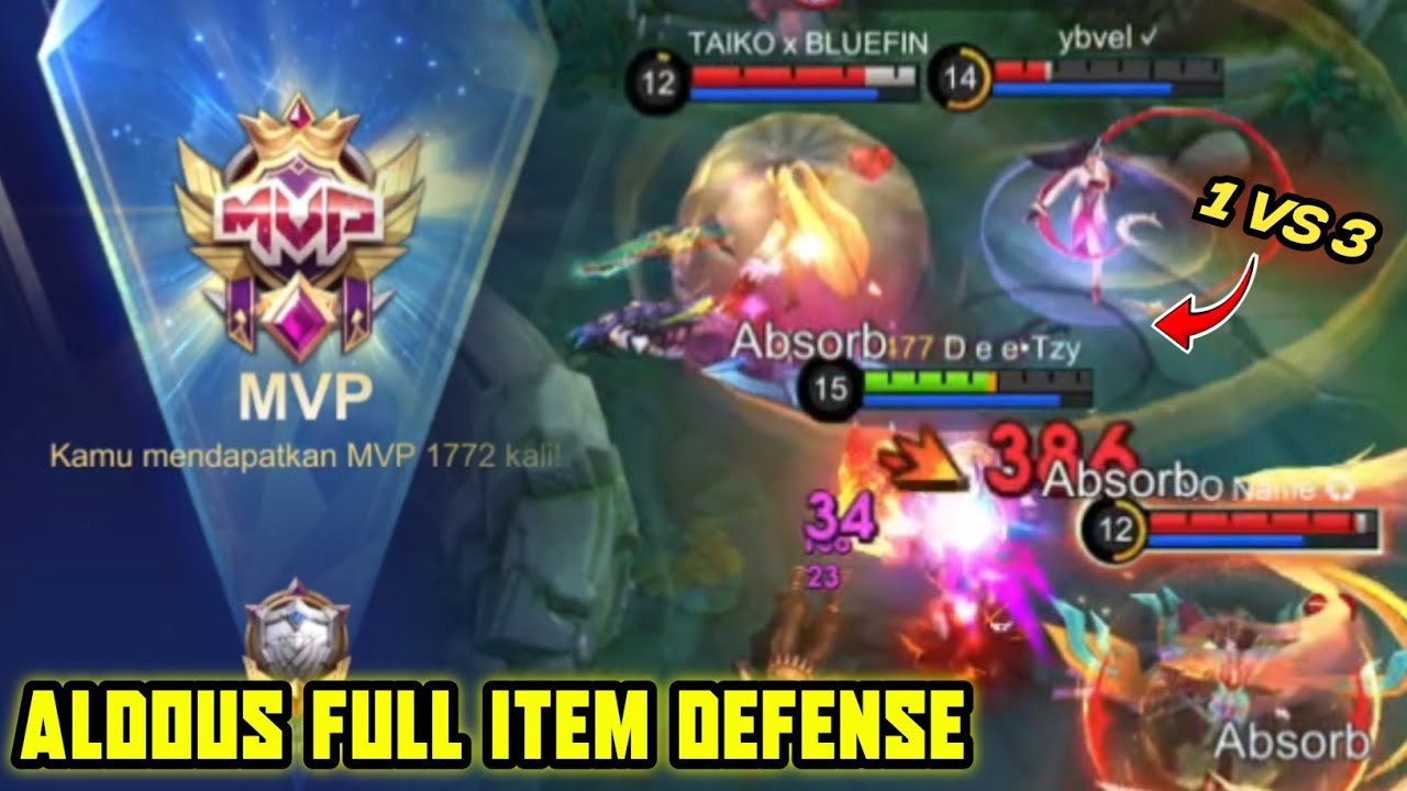 Nyobain Main Aldous Full Defense Auto Maju Terus Pantang Mundur