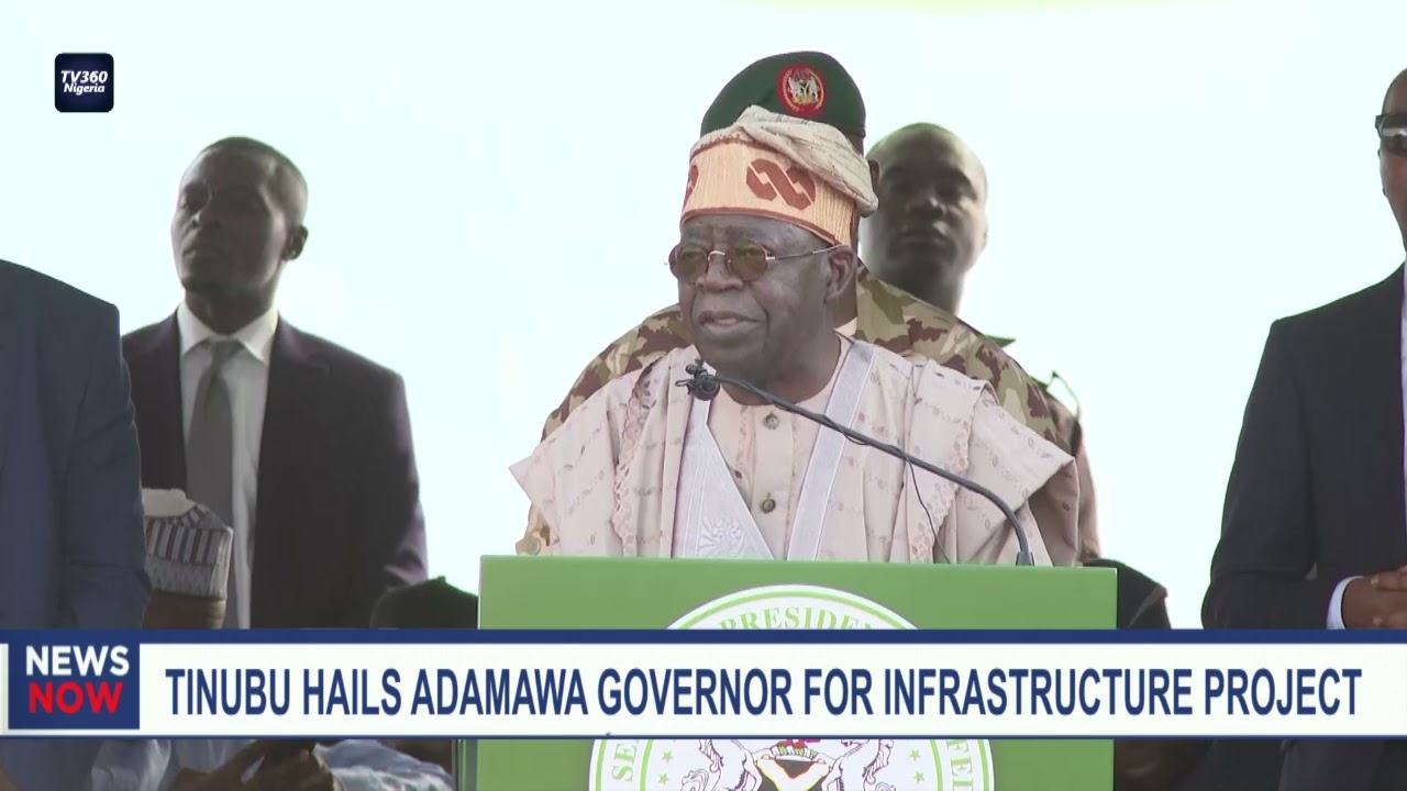 Tinubu hails Adamawa governor for infrastructure project
