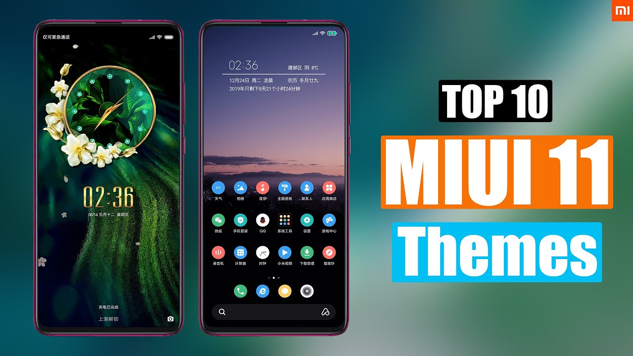 Top 10 MIUI 11 supported themes for xiaomi and redmi devices in 2019