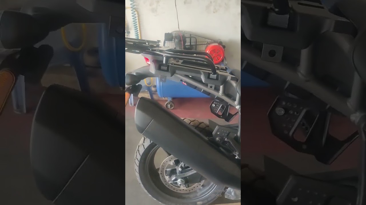 Pannier box installation for Harley Davidson adventure 1250 HD