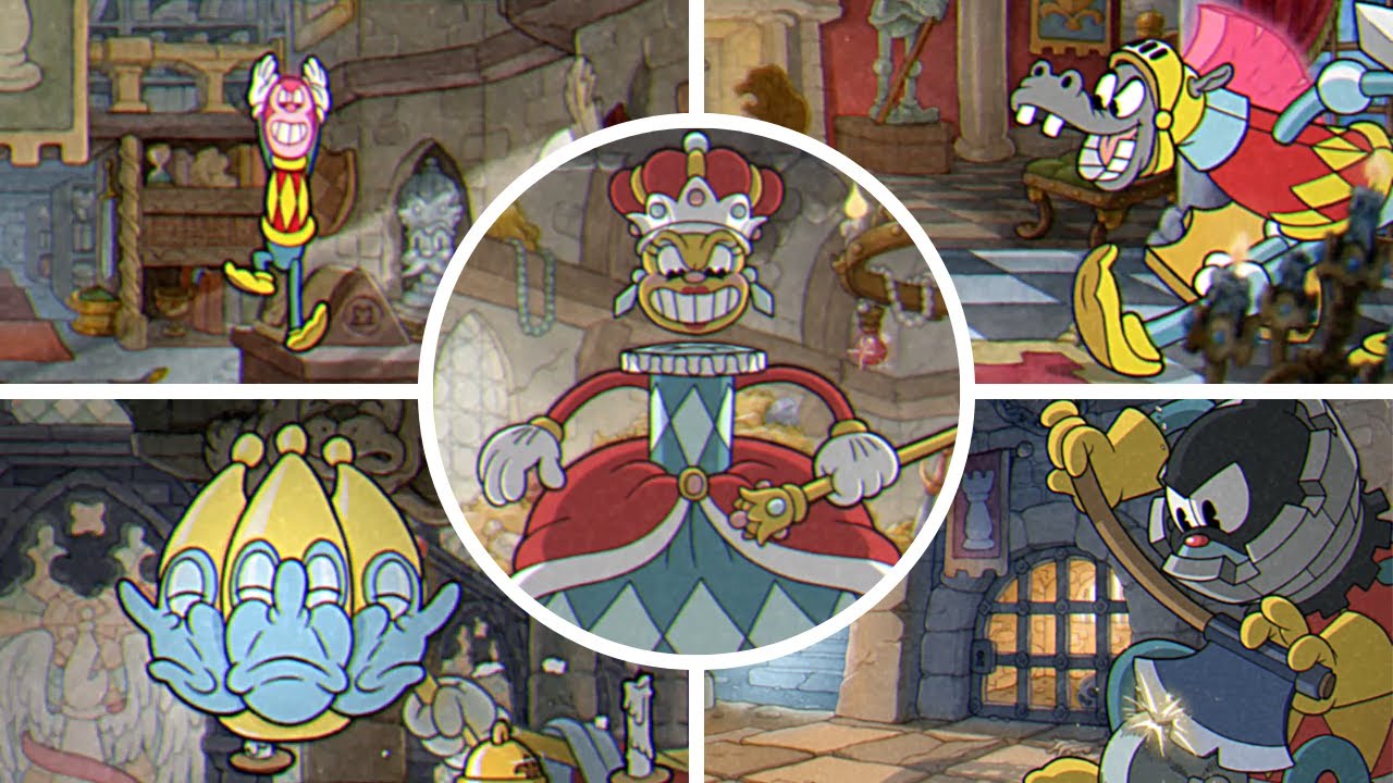 Cuphead DLC - King's Gauntlet (The King's Leap Boss Challenge)