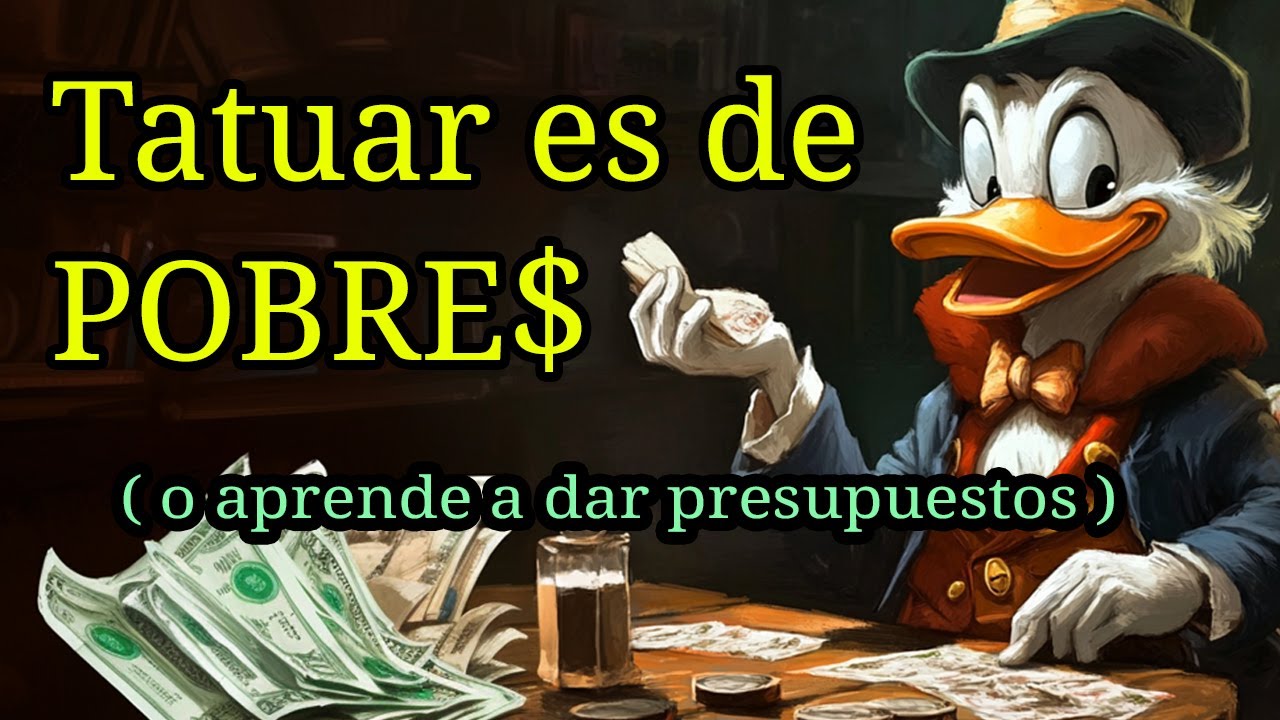 Cómo cobrar tu trabajo. Qué precio poner a un tatuaje en España. Cuánto cuesta un tatuaje
