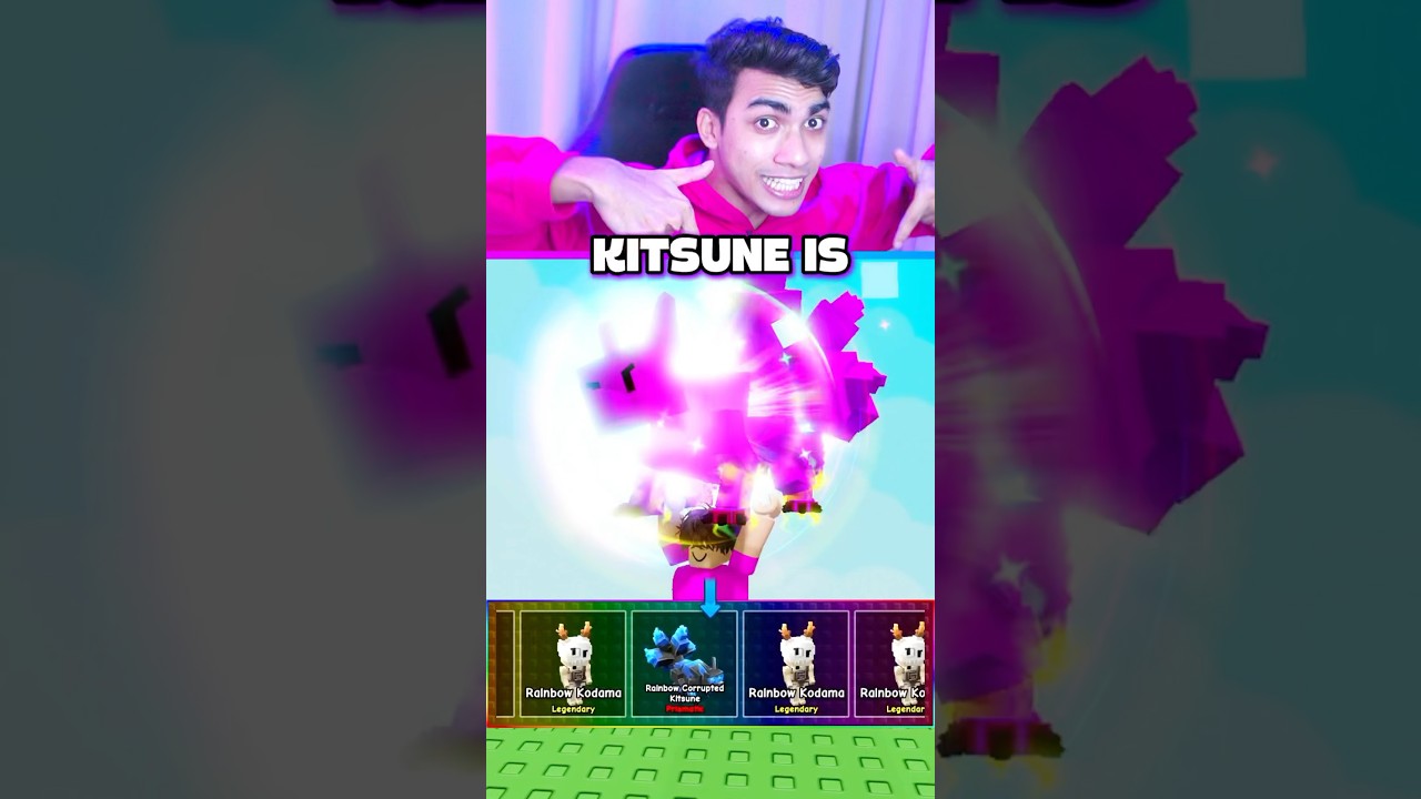RAINBOW CORRUPTED KITSUNE IS OVERPOWERED GROW A GARDEN 😱