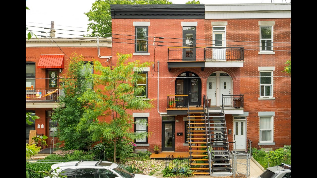 ✨5670 - 5672, Rue Waverly📍 Le Plateau-Mont-Royal ✨
