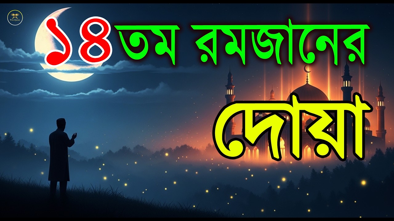 মাহে রমজানের ১৪ তম দিনের গুরুত্বপূর্ণ দোয়া l The Best Dua Of Ramadan 2026