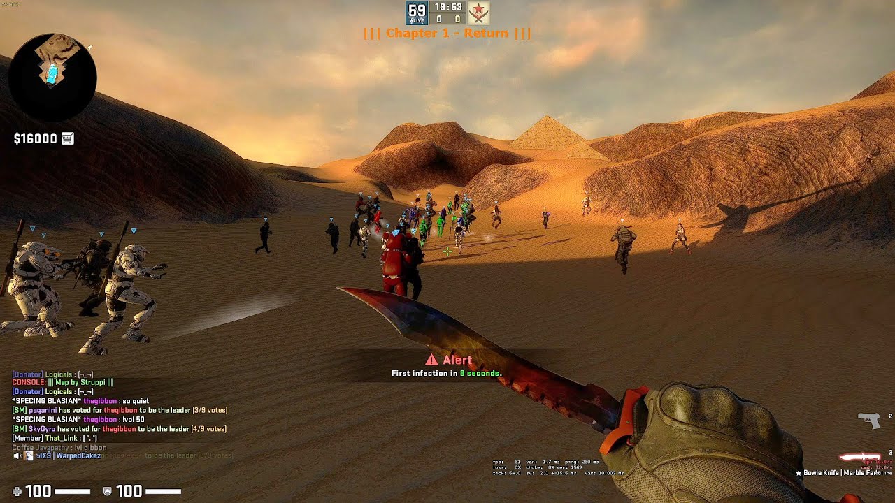 CSGO ZOMBIE ESCAPE Ancient Wrath v2 All Stages