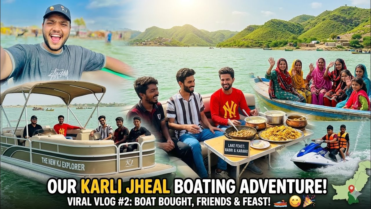 KENJHAR  JHEAL 😍 BOATING MAI. rerh lag gae 🤣 