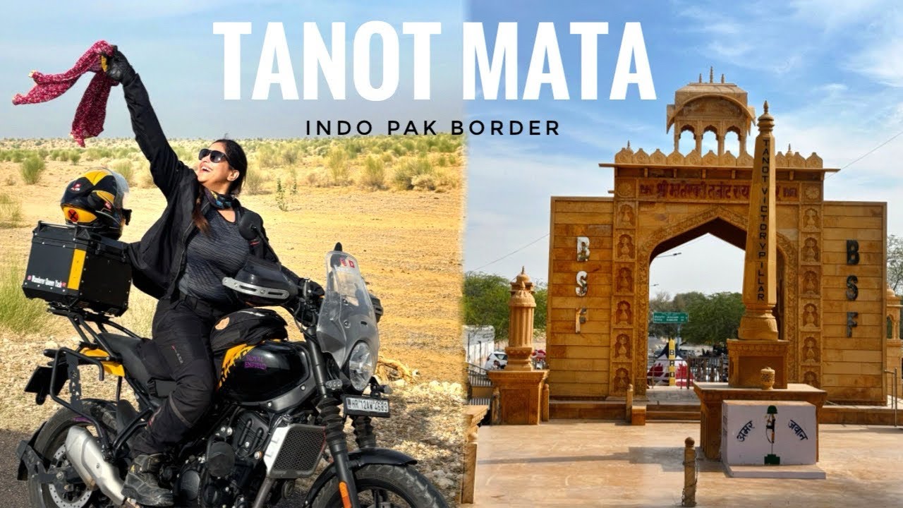 Solo Ride | Longewala 🇮🇳 l Sam to Tanot | Indo-Pak Border